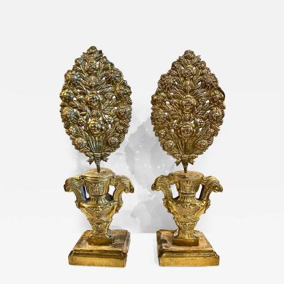 Pair 18th Century French Altar Decorations