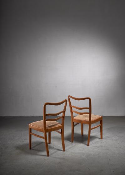 Pair 1930s side chairs