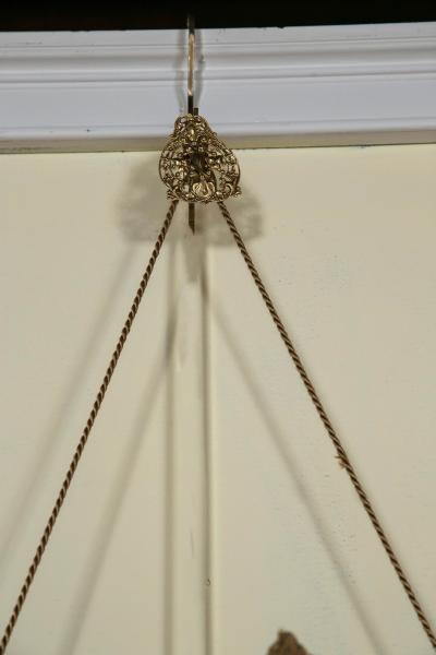 Pair 19th C Mirror Oval Sconces Giltwood Design With Two Candle On Each Mirror