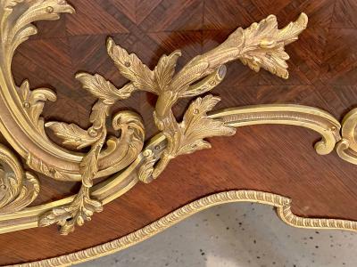 Pair 19th Century King and Queen Compatible Marble Top Commodes or Chest