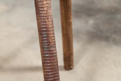 Pair 19thC English Elm Cutler Stools