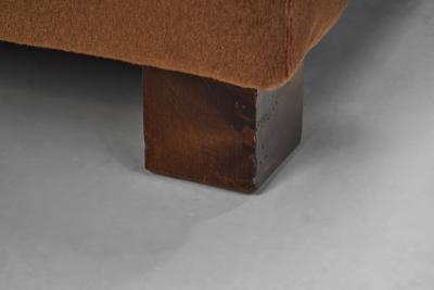 Pair Art Deco Armchairs with Rounded Armrests Europe First half of 20th Century