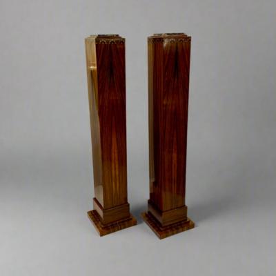 Pair Art Deco Period Pedestal Columns France