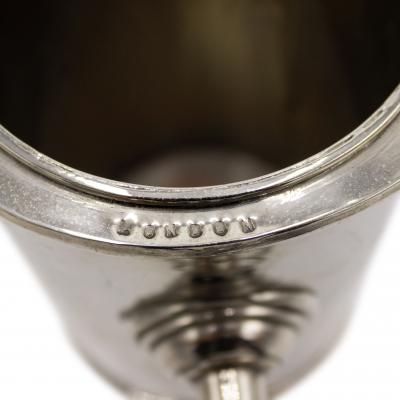 Pair Art Moderne Nickel Plate Wine Coolers