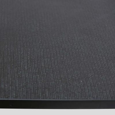 Pair Black lacquer demi lune consoles tables or dining table