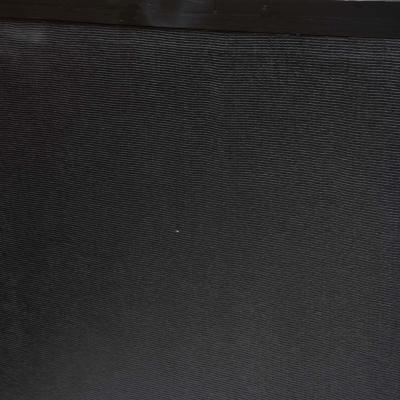 Pair Black lacquer demi lune consoles tables or dining table