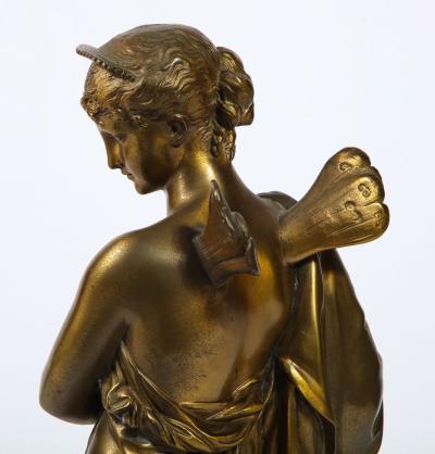 Pair Bronze Neo Classical Women