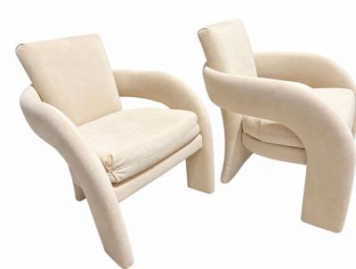 Pair Carsons Elephant Lounge Chairs 1980