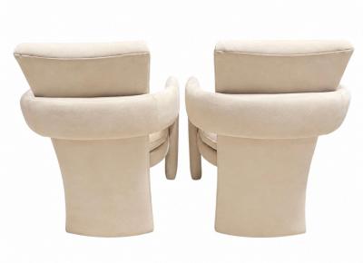 Pair Carsons Elephant Lounge Chairs 1980