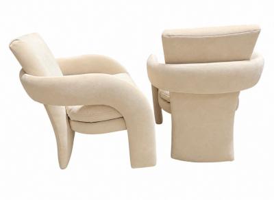 Pair Carsons Elephant Lounge Chairs 1980
