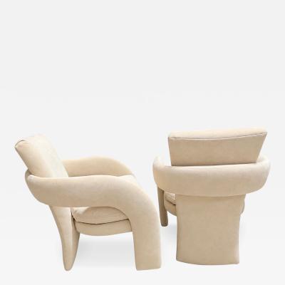 Pair Carsons Elephant Lounge Chairs 1980