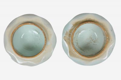 Pair Chinese Celadon Vases with Lids