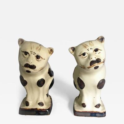 Pair Chinese Cizhou Cats