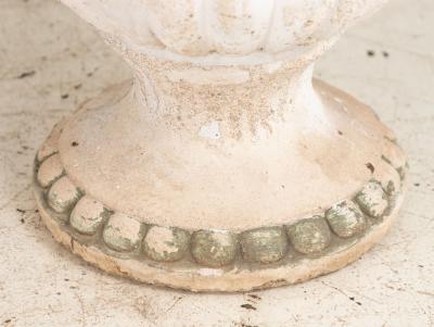 Pair Composite Terracotta Rococo Italian Urns Mid 20th C 