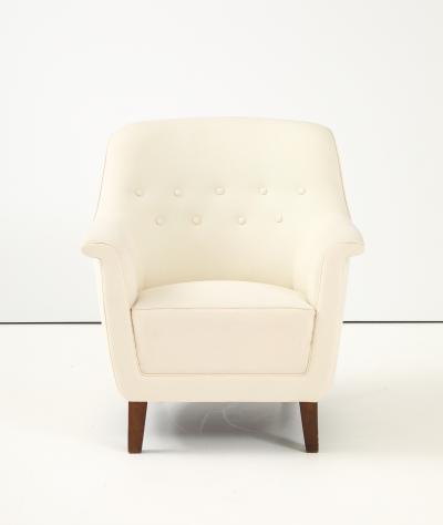 Pair Danish Cabinetmaker PMJ Chairs Denmark 1940 s