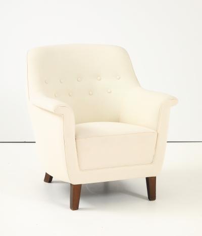 Pair Danish Cabinetmaker PMJ Chairs Denmark 1940 s