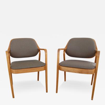 Pair Don Pettit for Knoll 1105 Armchairs