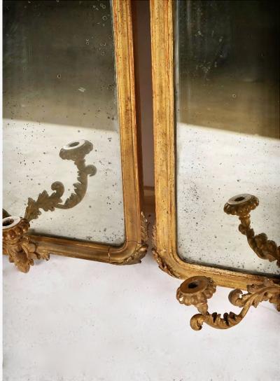 Pair Early 18th Century Italian Girandole Mirrors