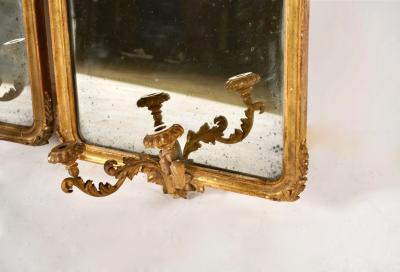 Pair Early 18th Century Italian Girandole Mirrors
