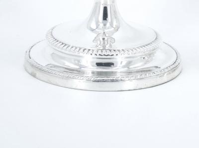 Pair English Regency Period Sheffield Plate Candlesticks circa 1800s