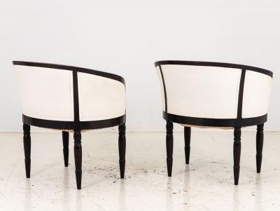 Pair French Art Deco Chairs 1930s