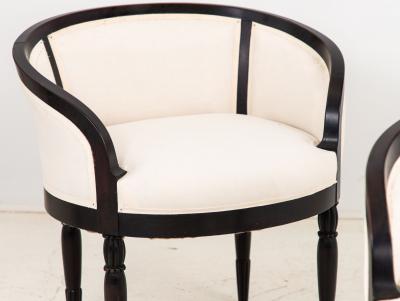 Pair French Art Deco Chairs 1930s