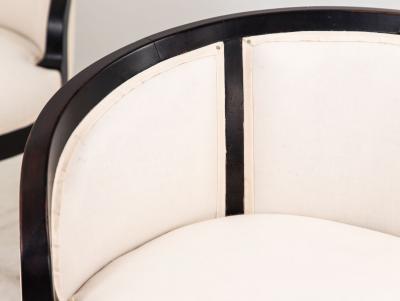 Pair French Art Deco Chairs 1930s