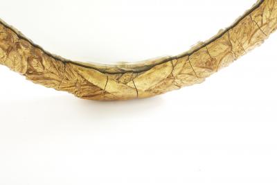 Pair Gilt Wood Framed Beveled Wall Mirror