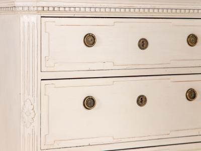 Pair Gustavian Style Chests of Drawers Early 20th Century