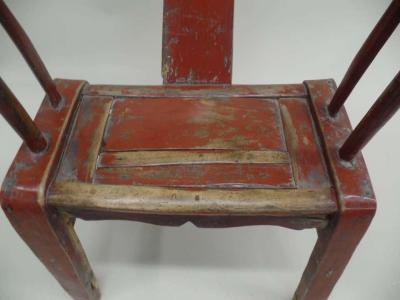 Pair Italian Early Modern Brutalist Lacquered Wood Armchairs Lounge Chairs