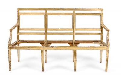 Pair Italian Neo classic Settees 18th c unupholstered