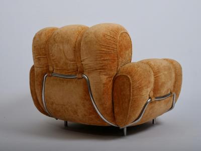 Pair Italian Space Age lounge chairs c1980s