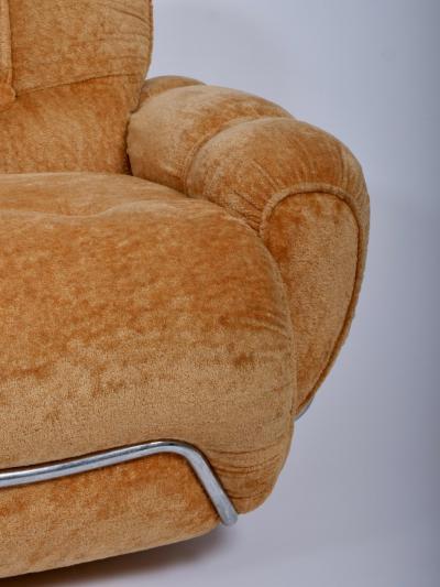 Pair Italian Space Age lounge chairs c1980s