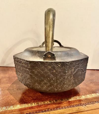 Pair Japanese Late Edo Early Meiji Choshis or Sake Ewers