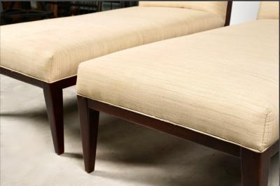 Pair Mid Century Harvey Probber Style Chaise Longues