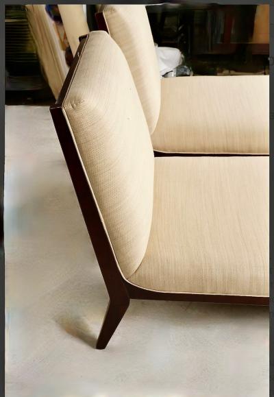 Pair Mid Century Harvey Probber Style Chaise Longues