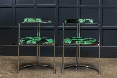 Pair Mid Century Upholstered Chairs