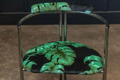 Pair Mid Century Upholstered Chairs