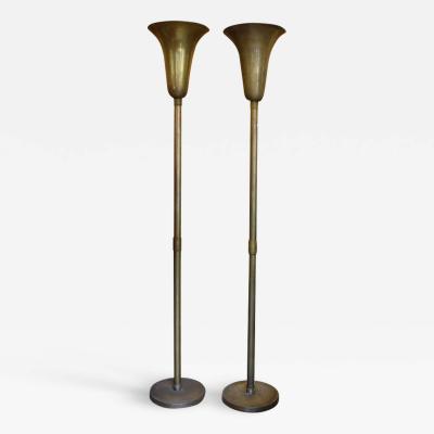 Pair Of 1940s Luminator Floor Lamps