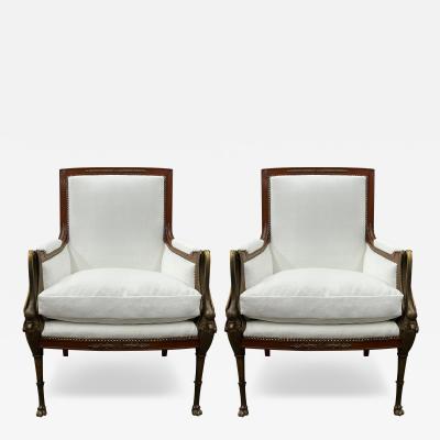 Pair Of 19th Century French Empire Chairs