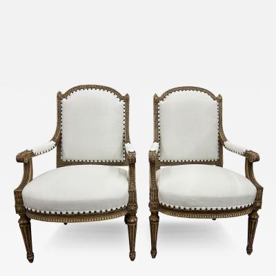 Pair Of 19th Century French Louis XVI Style Chairs