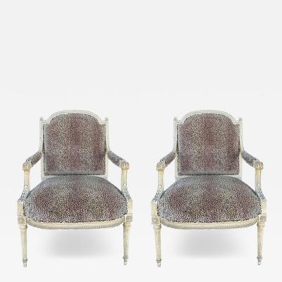 Pair Of 19th Century French Louis XVI Style Chairs