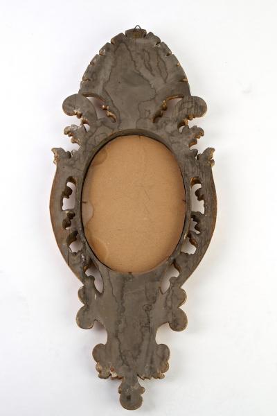 Pair Of 19th Century Italian Gilt Wall Mirrors Handcarved IT ca 1850