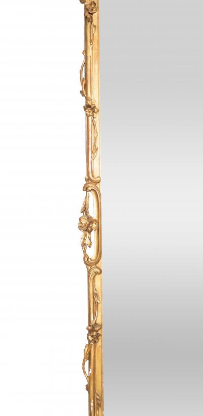 Pair Of Antique Danish Rococo Giltwood Mirrors