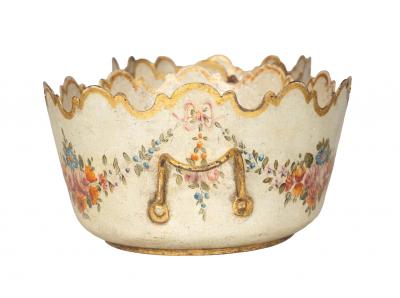 Pair Of Antique French Tole Verrieres