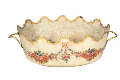 Pair Of Antique French Tole Verrieres