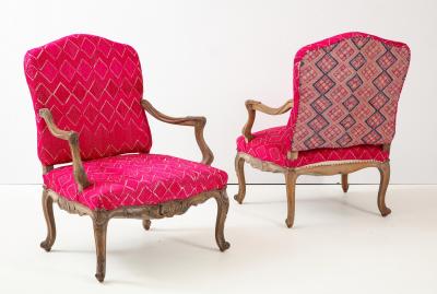 Pair Of Antique Louis XV Chairs