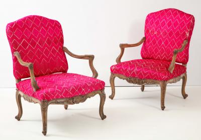 Pair Of Antique Louis XV Chairs