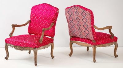 Pair Of Antique Louis XV Chairs