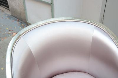 Pair Of Art Deco Giltwood Bergeres France 1930s